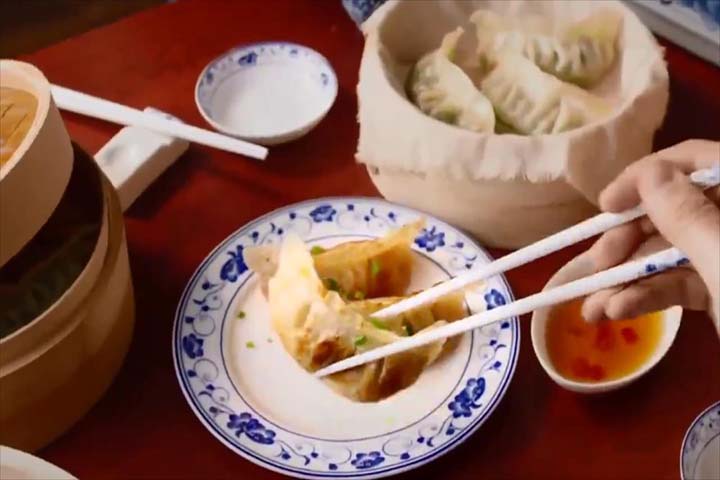 天津食品企业-饺皇美食推流广告片